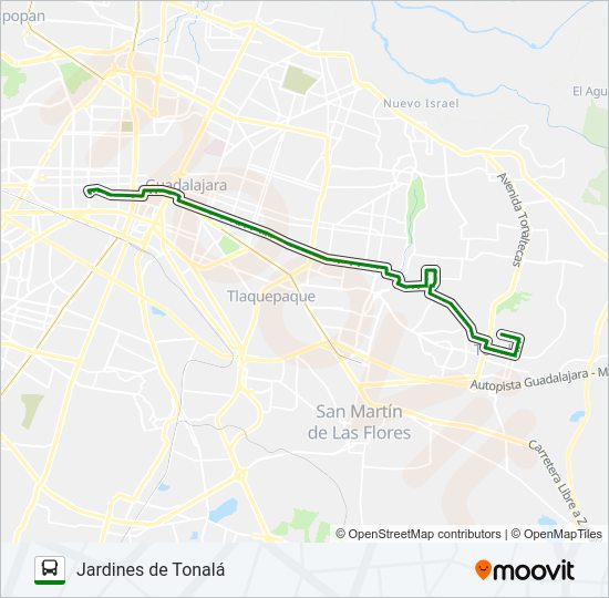 Mapa de C34 - EDUCADORES de autobús