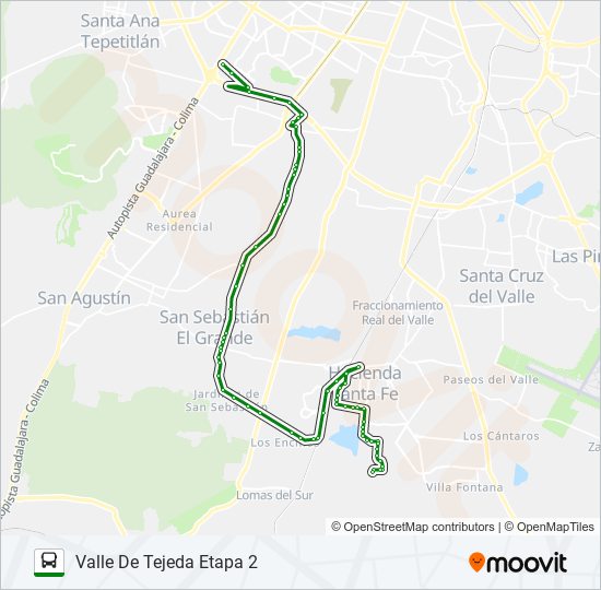 Mapa de C99 de autobús