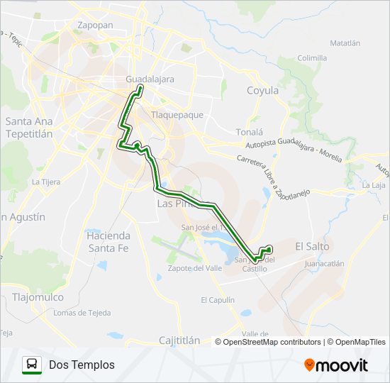 C15 - REYES Bus Line Map