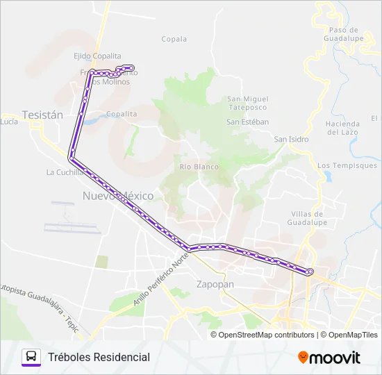 A11 Bus Line Map