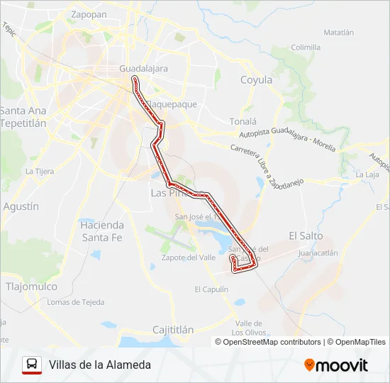 T13-B-1 - VILLAS Bus Line Map