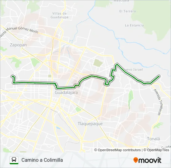 T06/C18 Bus Line Map