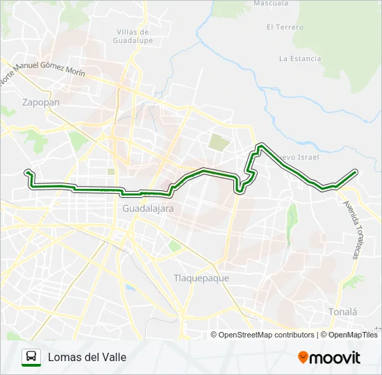 T06/C18 Bus Line Map