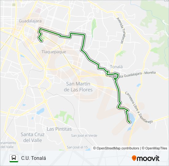 C38 - CUT - VOCA bus Line Map