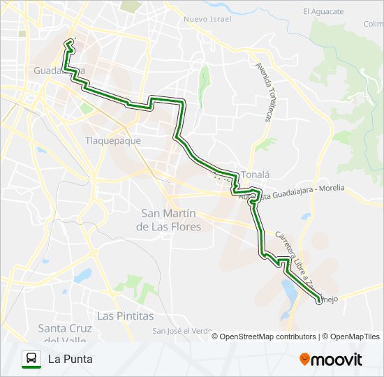 C39 - PUNTA - CIVIL bus Line Map