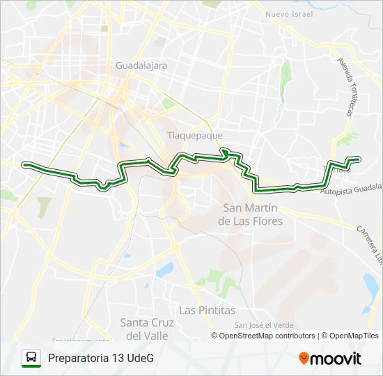 C46 - GOB. CURIEL Bus Line Map