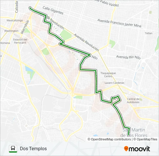 C87 (647) Bus Line Map