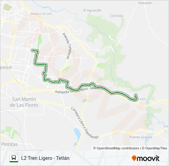 C35 - PALMAS Bus Line Map
