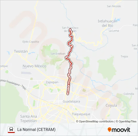 C90 Bus Line Map