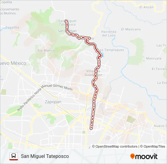 C91 Bus Line Map
