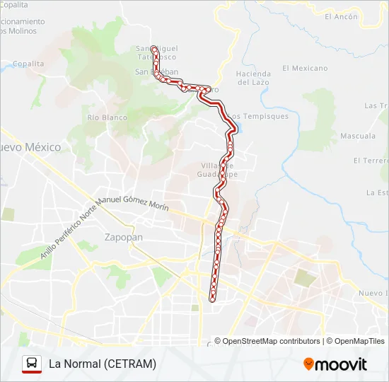C91 Bus Line Map