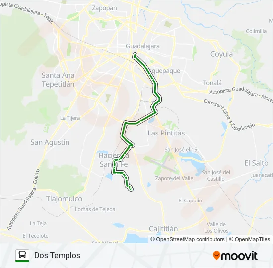Mapa de C111-V3 - CHULAVISTA de autobús