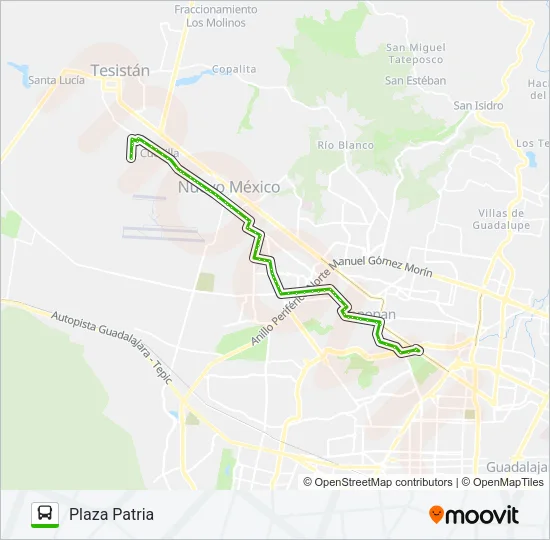 LM-V4 Bus Line Map