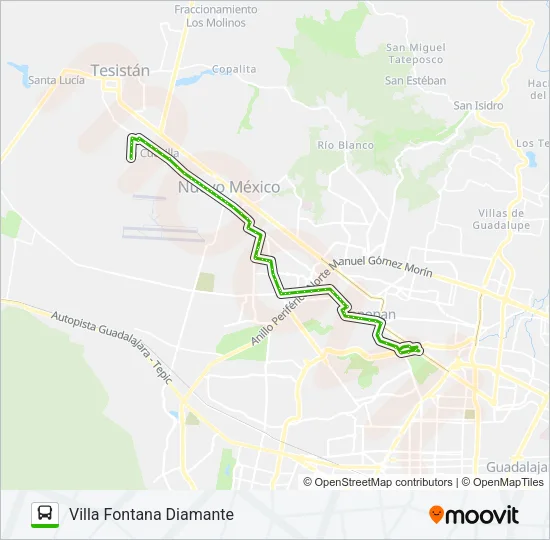 LM-V4 Bus Line Map