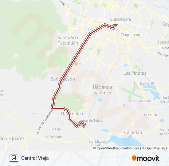 LM-V1 Bus Line Map
