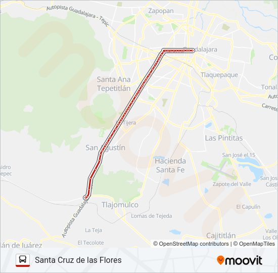 Mapa de LM-V2 de autobús