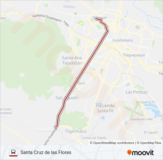 Mapa de LM-V3 de autobús
