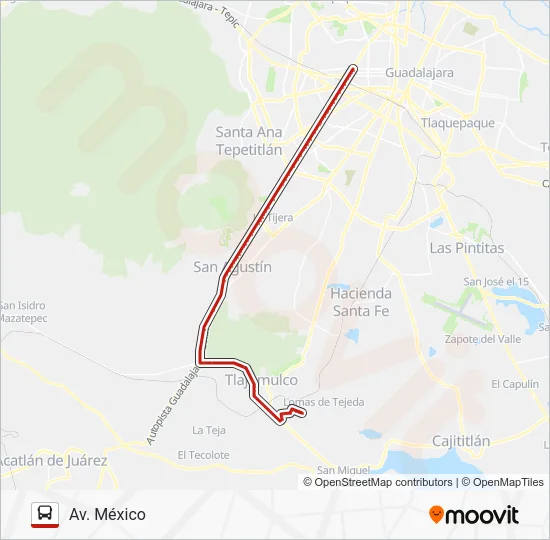 LM-V3 Bus Line Map