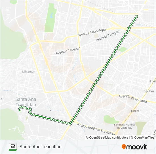 LM-V5 Bus Line Map