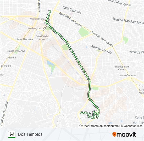 Mapa de C48 - TAPATÍO de autobús