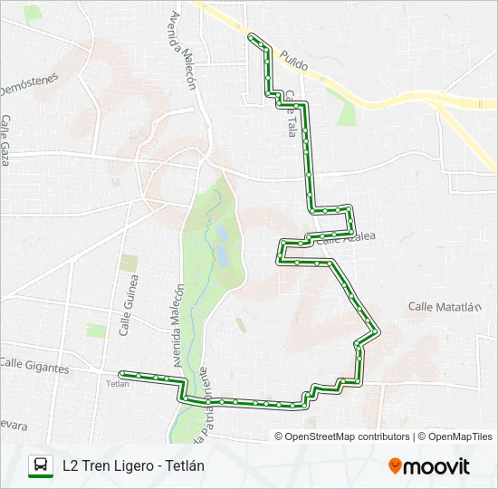 C38 - ZALATITÁN Bus Line Map