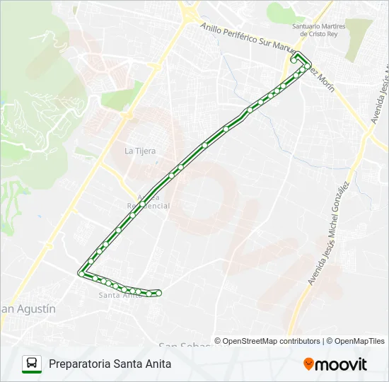 Mapa de C09-V3 de autobús