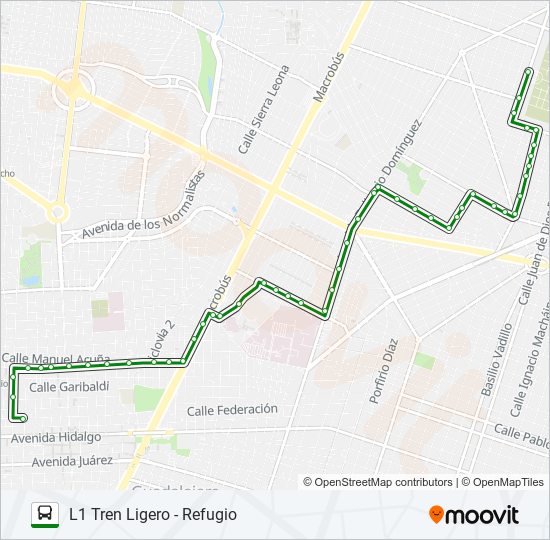 C142 bus Line Map