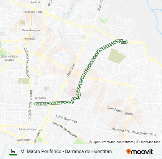 C142 Bus Line Map