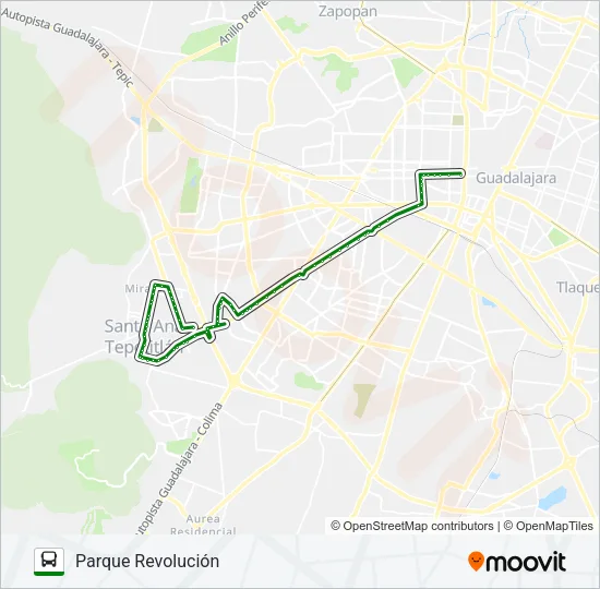 T10/C02 - MIRAMAR Bus Line Map