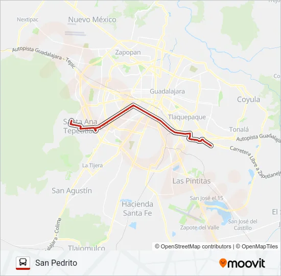T04-B (59-A) Bus Line Map