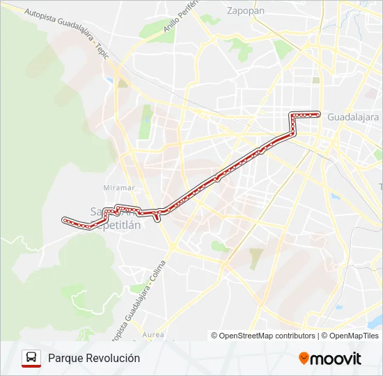 T10 Bus Line Map