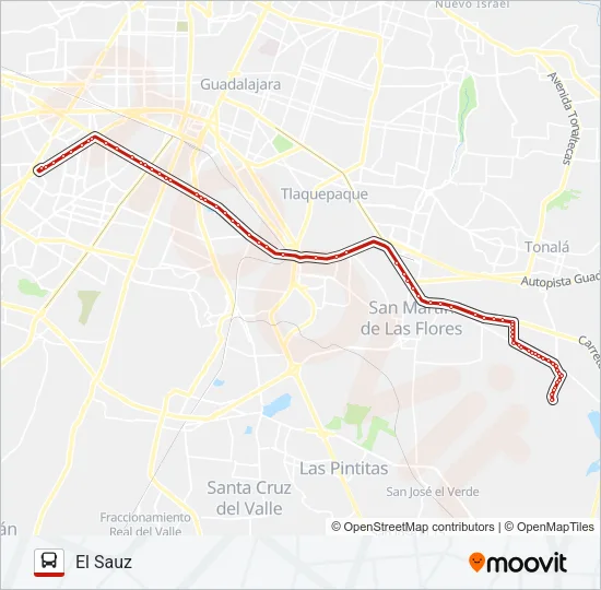 T04-B (59-B) Bus Line Map