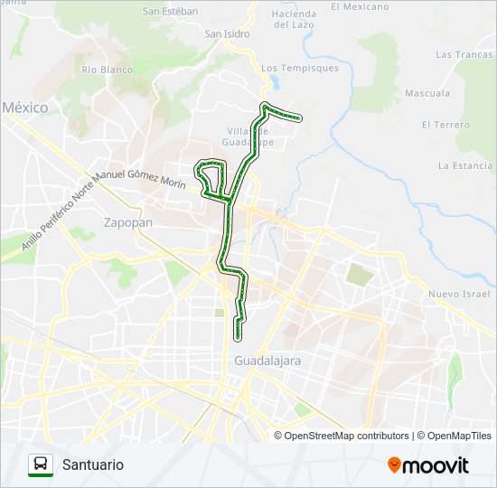Mapa de T15/C02 - CORO de autobús