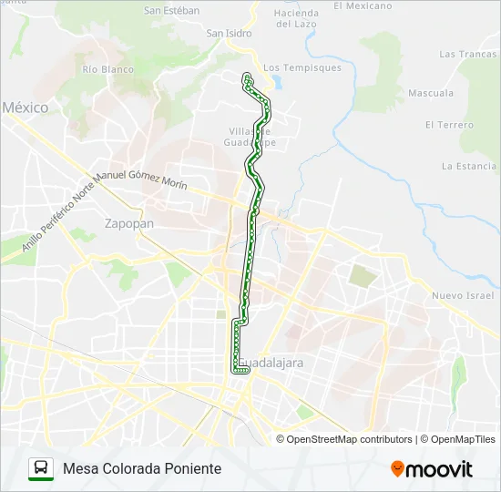T15/C05 (231-A) Bus Line Map