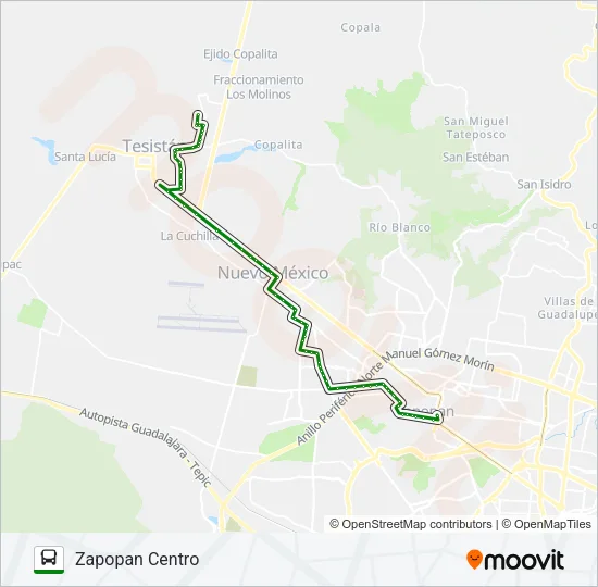 T16-B/C06 - MAGDALENA Bus Line Map