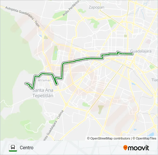 T11-A/C02 - GUADALUPE FLORESTA Bus Line Map