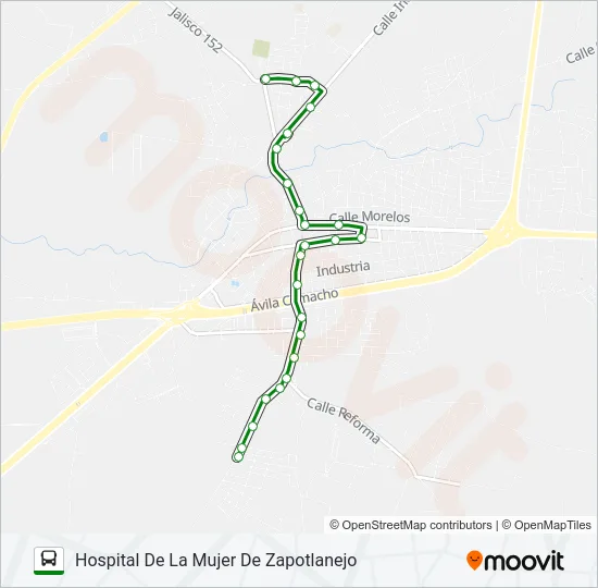 RUTA 3 Bus Line Map