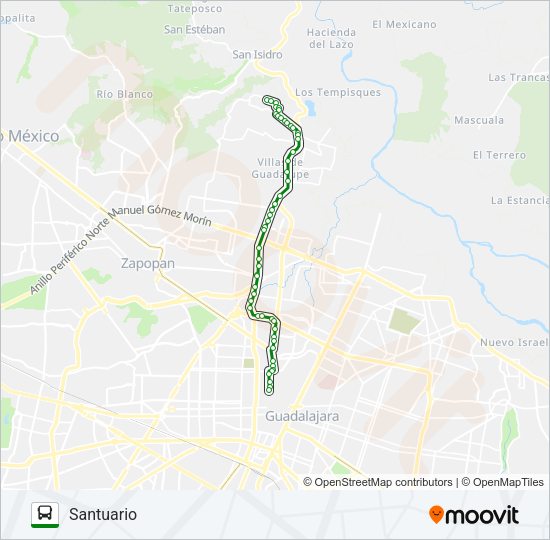 Mapa de T15/C01 - MESA de autobús
