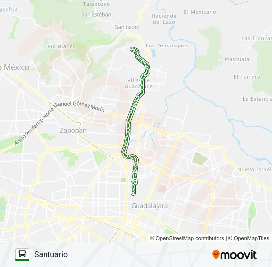 T15/C01 - MESA Bus Line Map