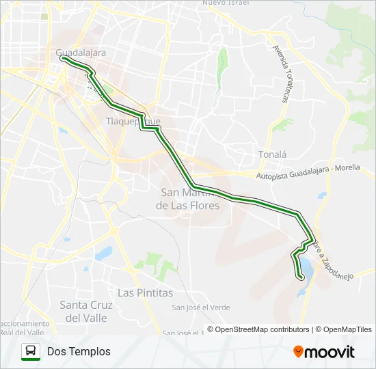 Mapa de C58 - JAUJA de autobús