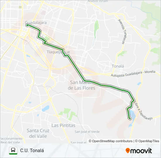 C58 - JAUJA Bus Line Map