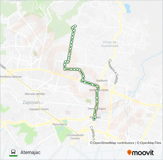 C45 - CINCO ESQUINAS Bus Line Map