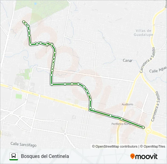 C45 - CENTINELA Bus Line Map