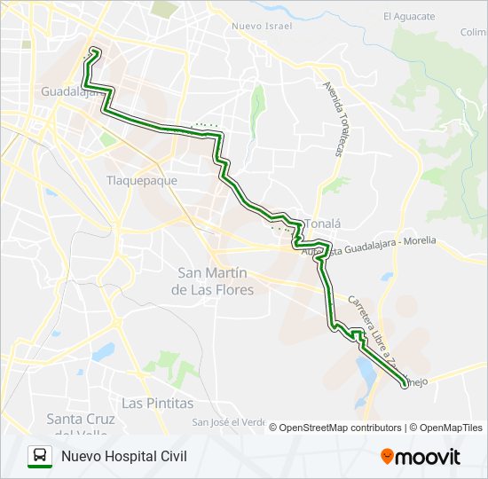 C39 - LA PUNTA Bus Line Map