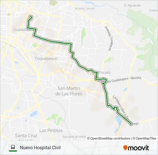 C39 - LA PUNTA Bus Line Map