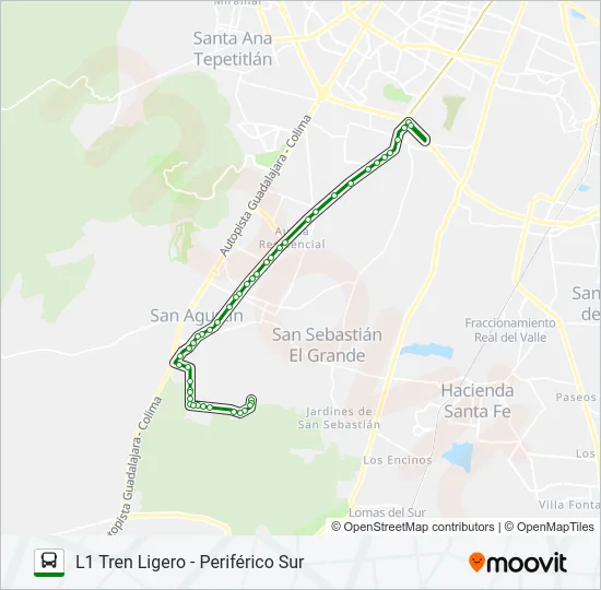 T22/C02 Bus Line Map