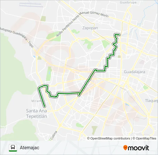 Mapa de C79 de autobús