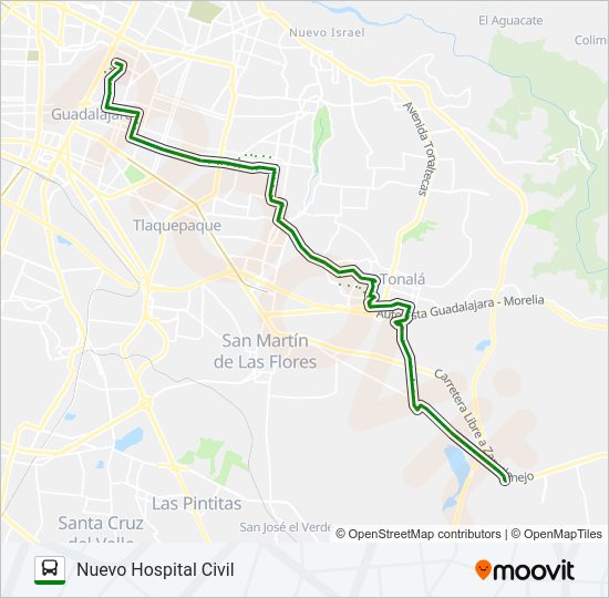 C39 - PUNTA CIVIL Bus Line Map