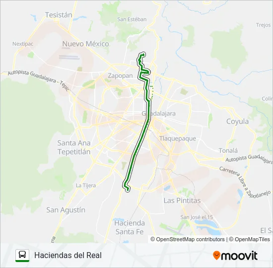 T14-B/C01 (50-B) Bus Line Map