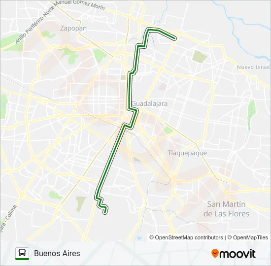T14-A/C03 - BUENOS AIRES Bus Line Map